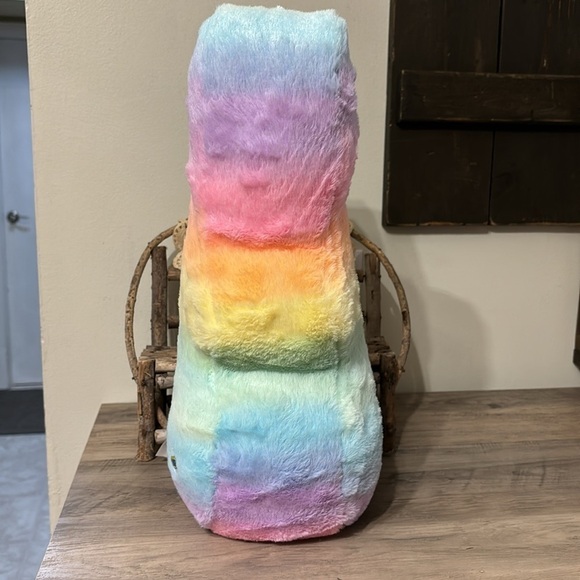 NWT LARGE PEEPS ANIMAL ADVENTURE 16 INCH RAINBOW PLUSH BUNNY PEEP - Picture 6 of 12